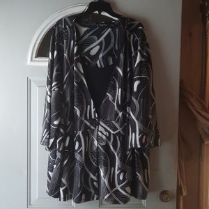 WOMENS PLUS GLAMOR BLOUSE